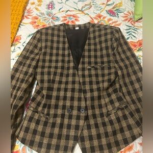Checkered Women's Blazer